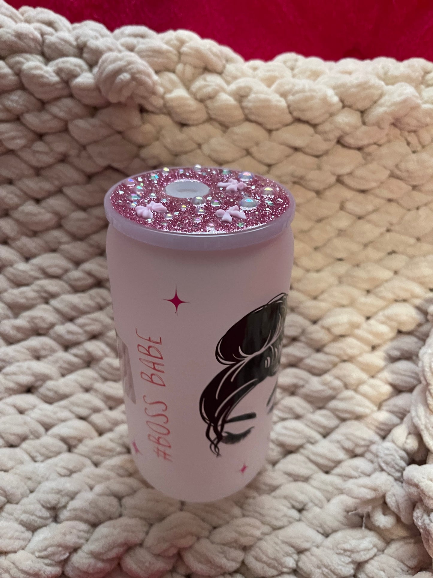 Boss Babe w/decorated lid