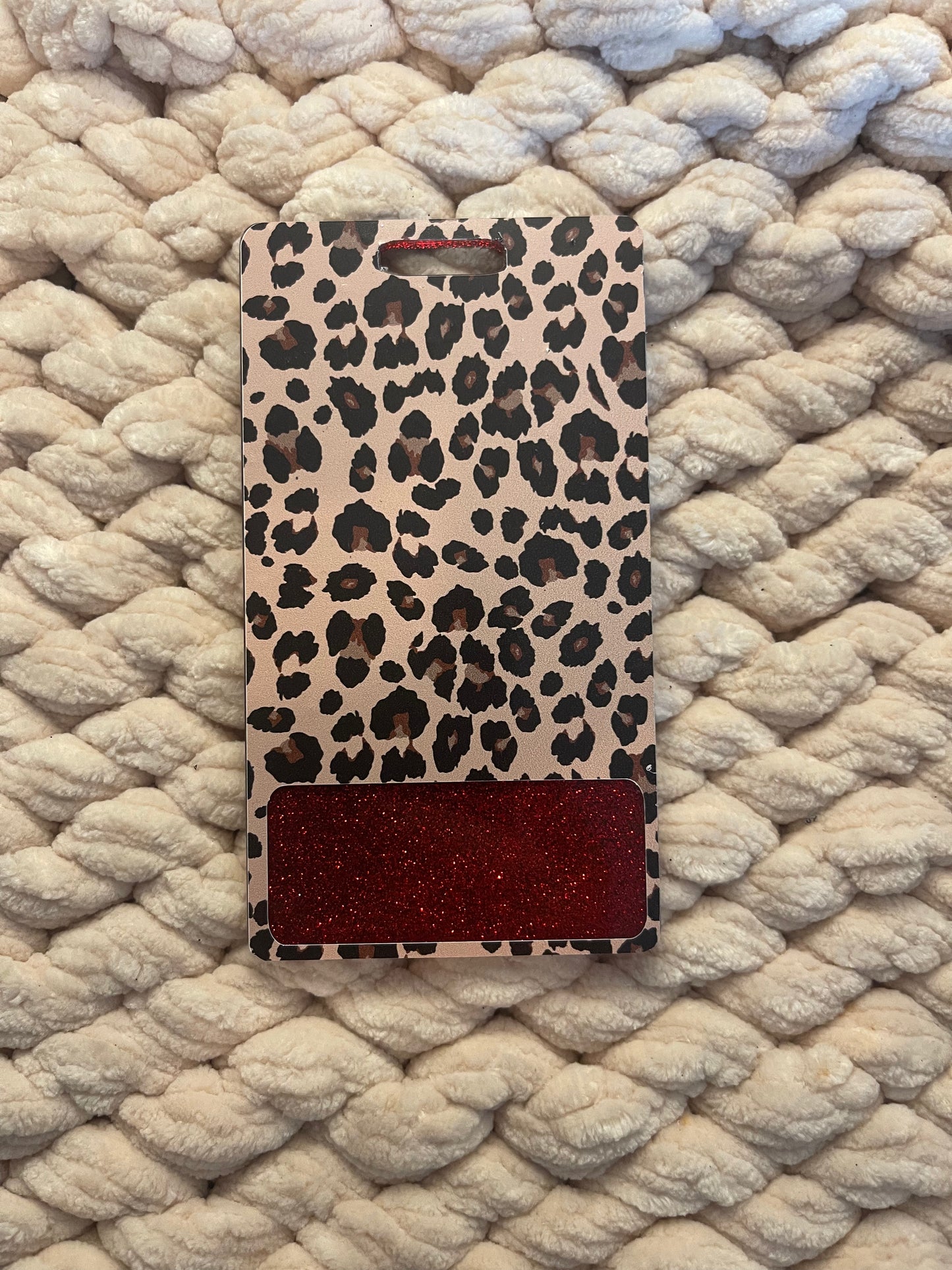 Leopard Print Badge Buddy