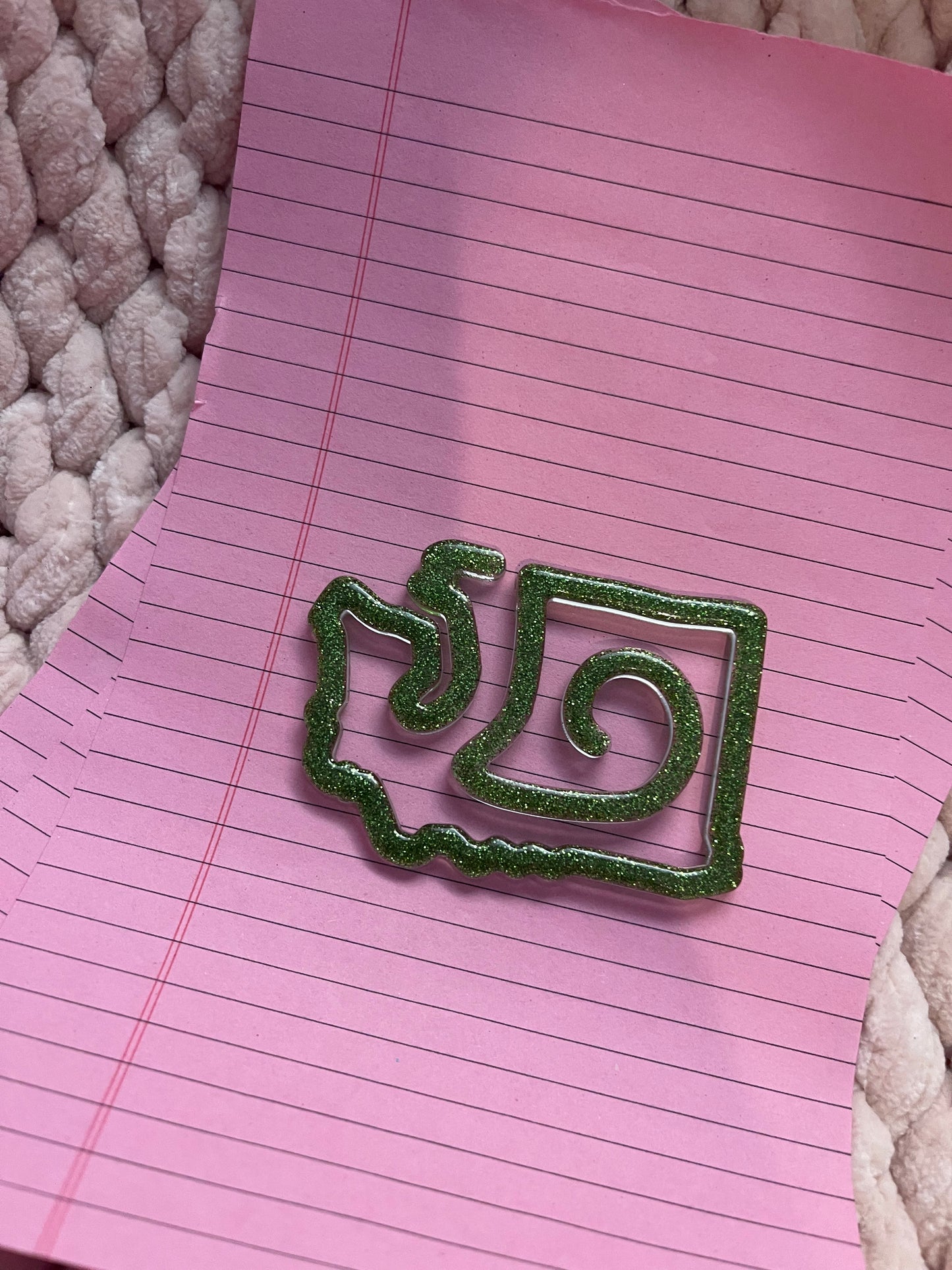 Washington State Paper Clip/Bookmark