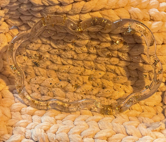 Hand Poured Resin Tray Cloud