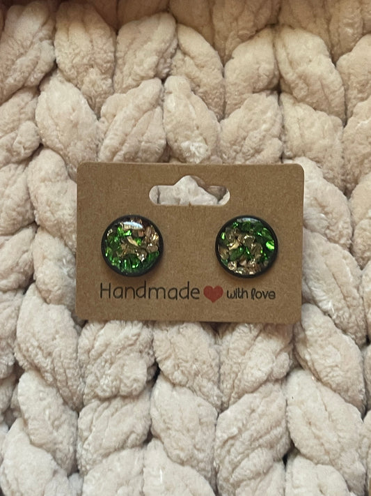 Emerald and Gold Perfection (12mm)