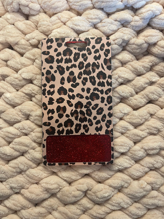 Leopard Print Badge Buddy
